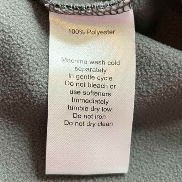 North End Sport Zip Front Jacket Mens Large Black Fleece Lined Zippers - Picture 9 of 9